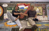 Horta aandoen is een muurschildering maken.